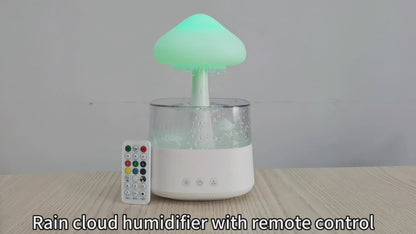 Rain Cloud Humidifier - Mushroom Night Light with Aroma Diffuser