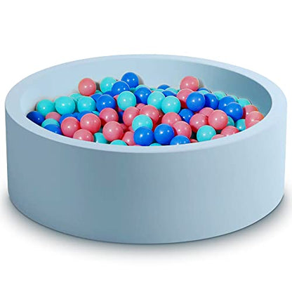 Ball Pits for Toddlers 1-3 - Machine-Washable Cover 36x12in, Large Baby Ball Pit for 1 Year Old, Soft Ball Pit for Babies - Dog Ball Pit for Cats - Toddler Ball Pit (BPA Free)