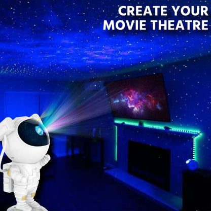 Astronaut Projector - 360° Rotatable Star Projector Galaxy Projector for Kids & Adults - 7 Nebula Effects Night Sky Projector & Space Light, Night Light, Space Projector for Bedroom