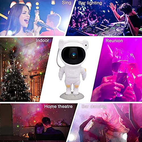 Astronaut Projector - 360° Rotatable Star Projector Galaxy Projector for Kids & Adults - 7 Nebula Effects Night Sky Projector & Space Light, Night Light, Space Projector for Bedroom