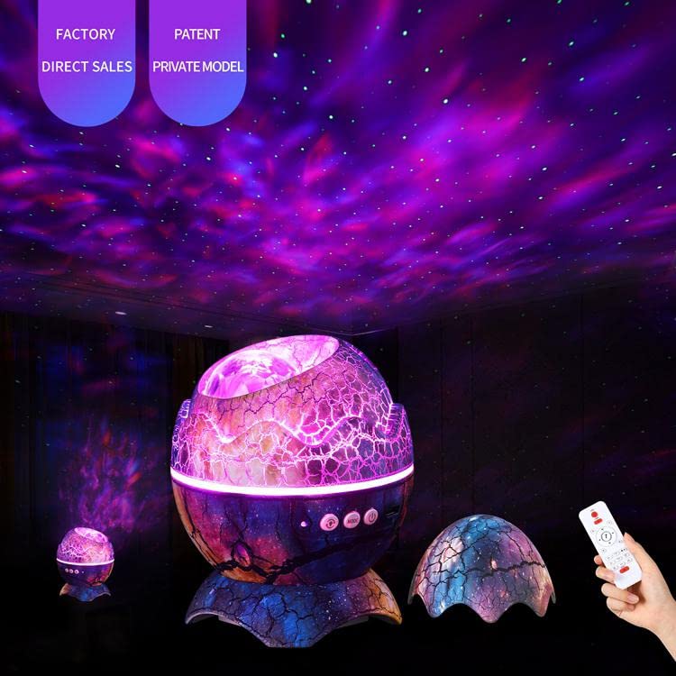 Galaxy Projector 3.0, Star Projector Galaxy Light Projector for Bedroom, Dinosaur Egg Projector for Adults Kids Home Theatre, Ceiling, Home Décor