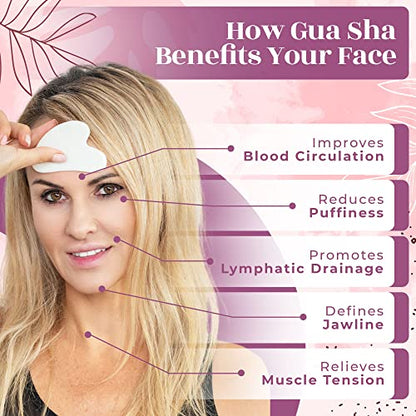Ice Globes for Facials with Gua Sha Facial Tool - Face Sculpting Tool Set for Facial Relief & Relaxation, Cryo Globes for Facials, Reduce Puffiness & Inflammation, Ice Globes for Face and Guasha Tool…